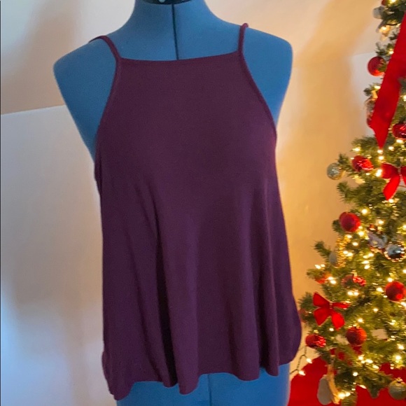 V neck Maroon Cami - Picture 3 of 5